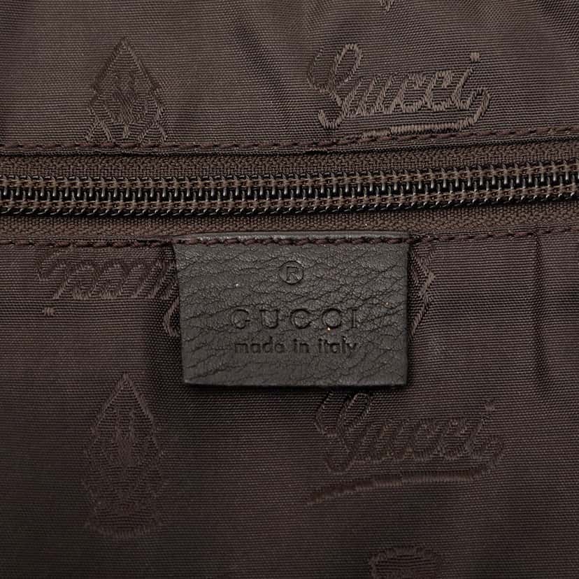 Gucci Guccissima Business Bag Brown Leather Very good condition - Box View
