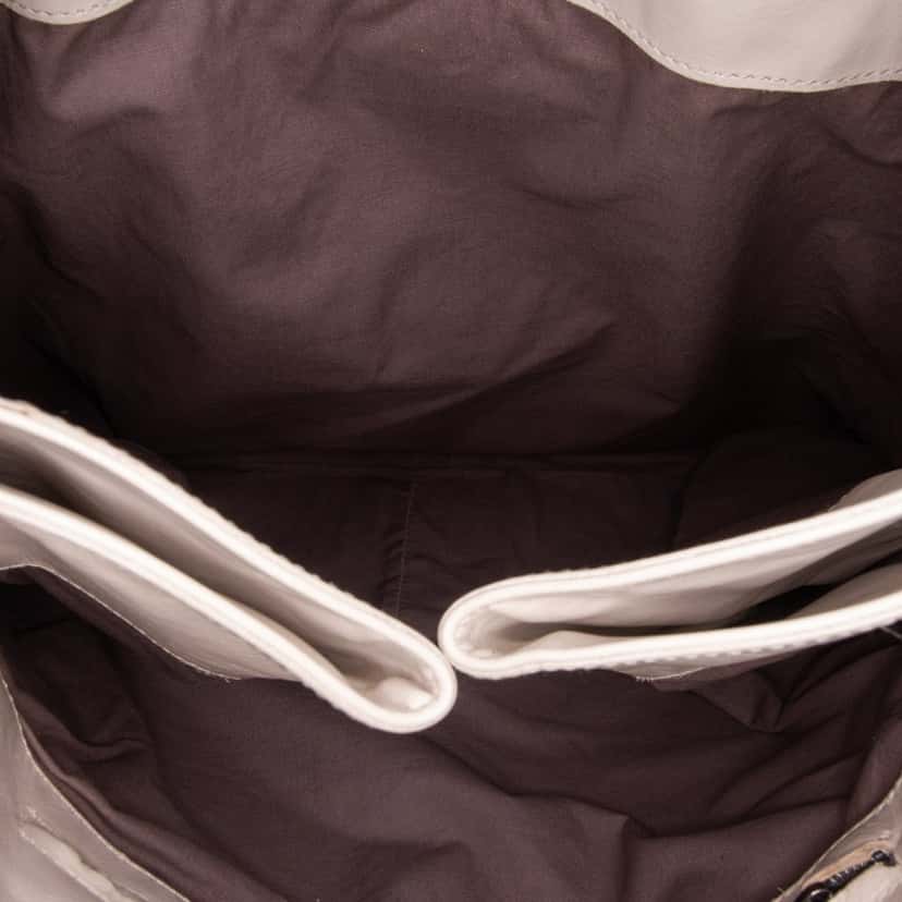 Bottega Veneta Leather Intrecciato Side Zip Tote Brown Leather Very good condition - Model View