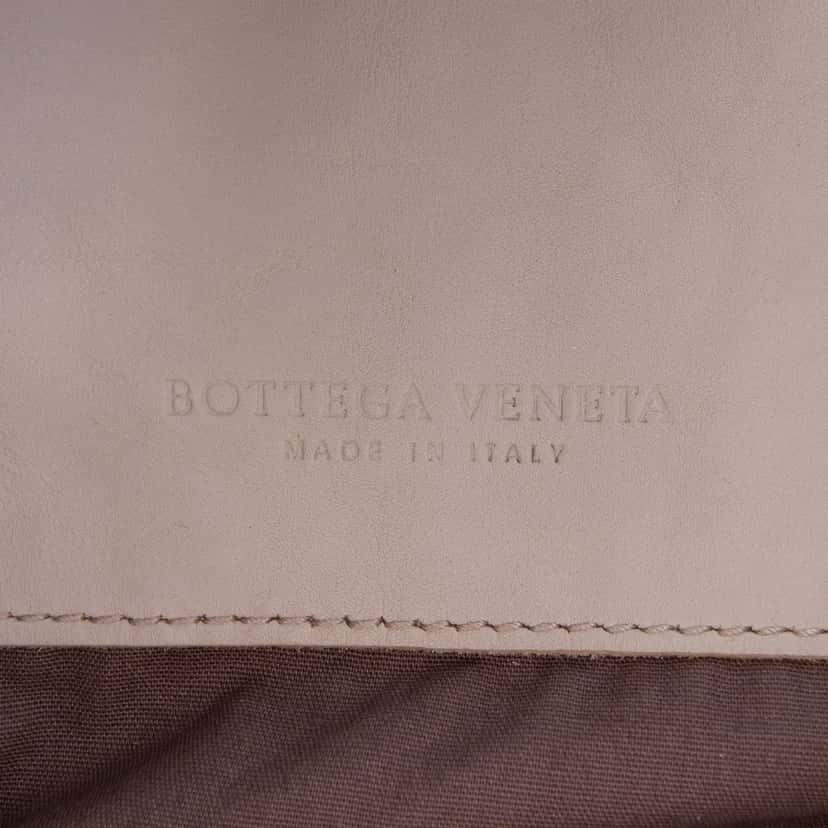 Bottega Veneta Leather Intrecciato Side Zip Tote Brown Leather Very good condition - Box View