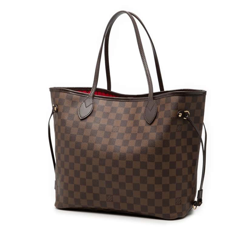 Louis Vuitton Damier Ebene Neverfull MM Brown Very good condition - Back View