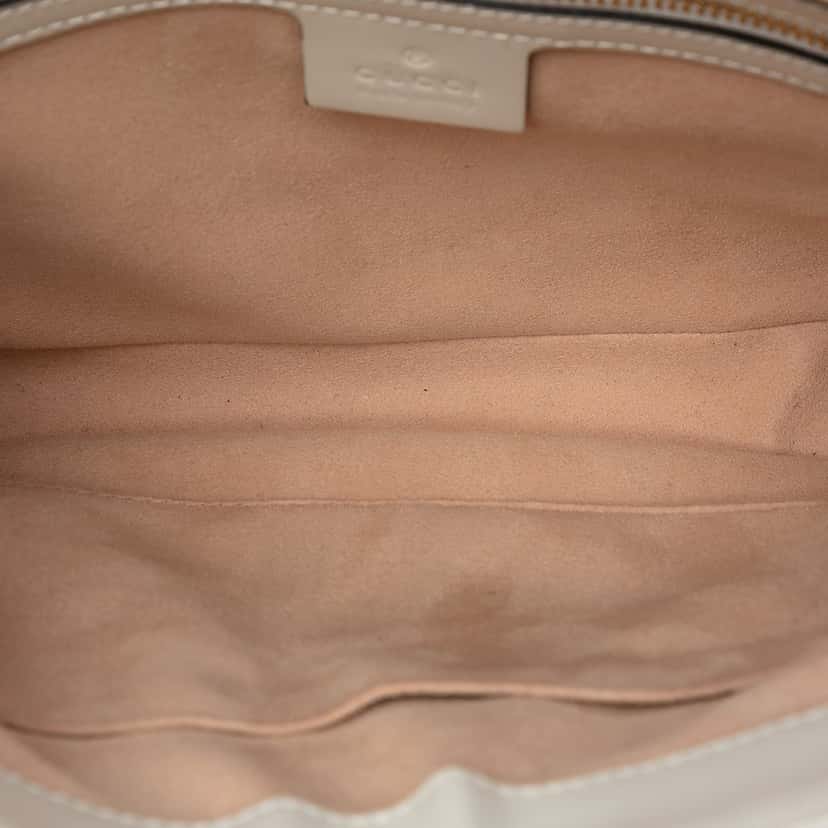 Gucci Small Calfskin Jackie 1961 Crossbody White Leather Very good condition - Model View