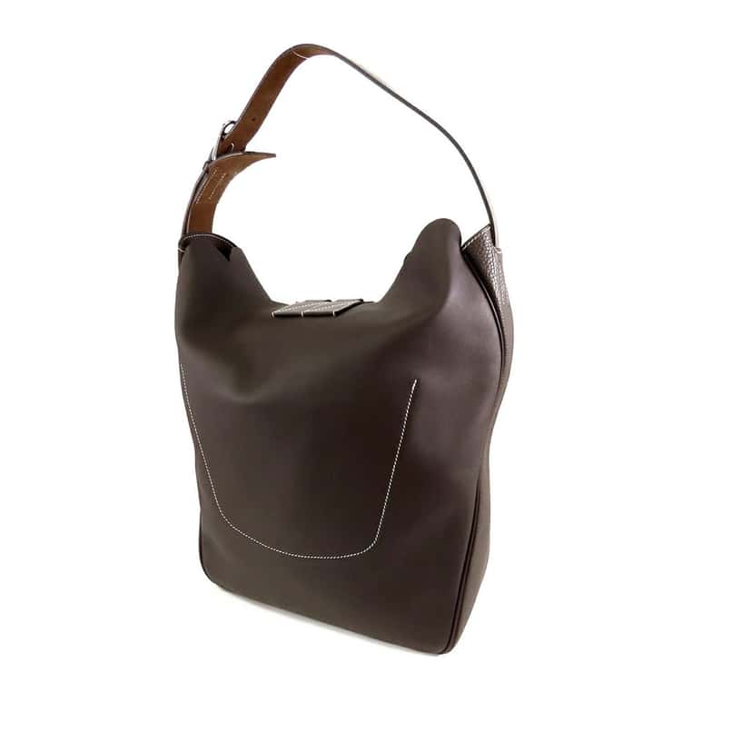 Hermès Vache Hunter and Taurillon Swift Virevolte 29 Brown Leather Very good condition - Back View