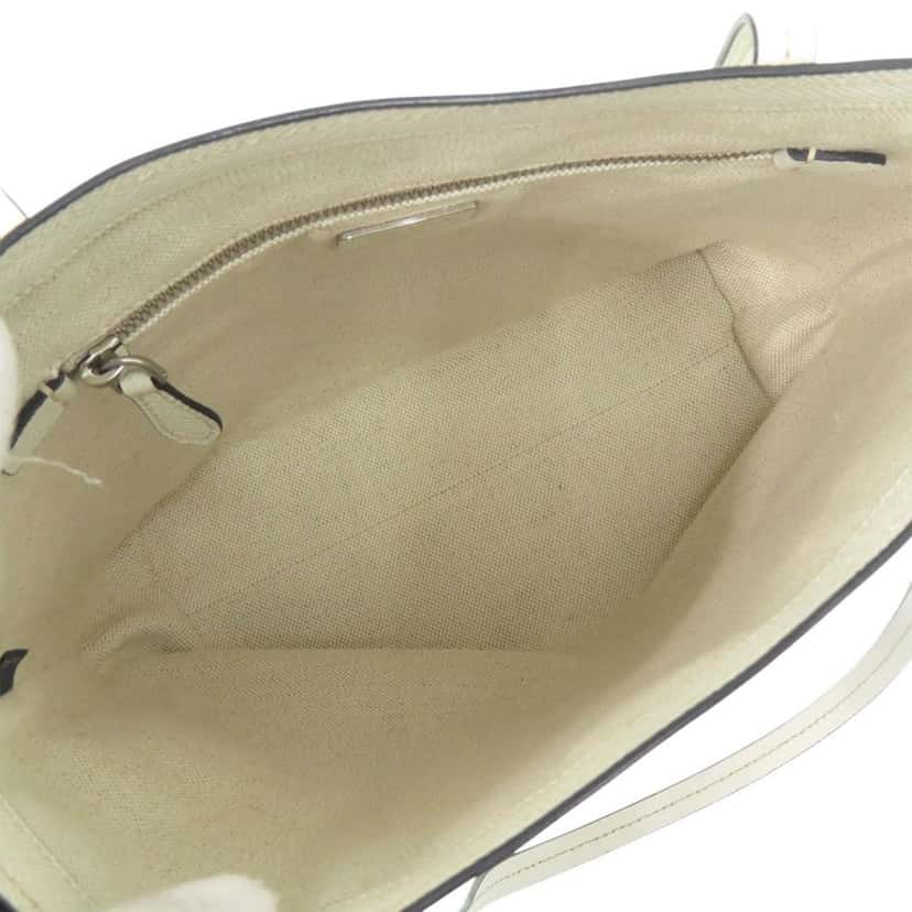 Prada Saffiano Lux Tote White Leather Very good condition - Box View
