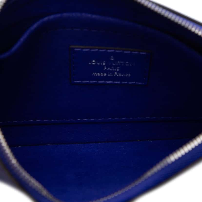 Louis Vuitton Epi Neverfull Pouch Purple Leather Very good condition - Model View