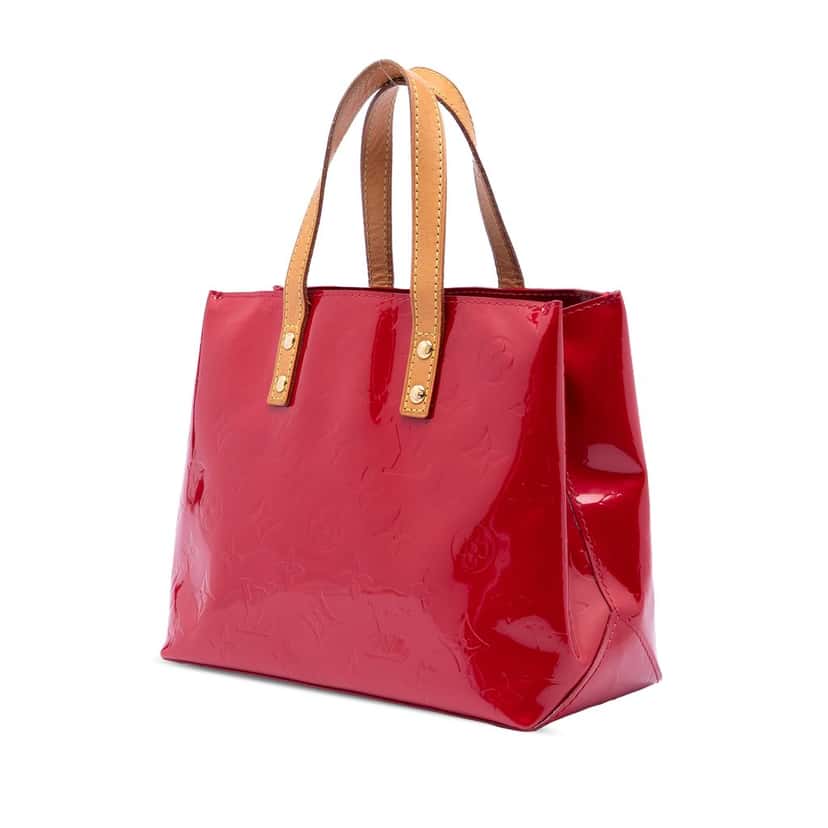 Louis Vuitton Monogram Vernis Reade PM Red Leather Very good condition - Back View