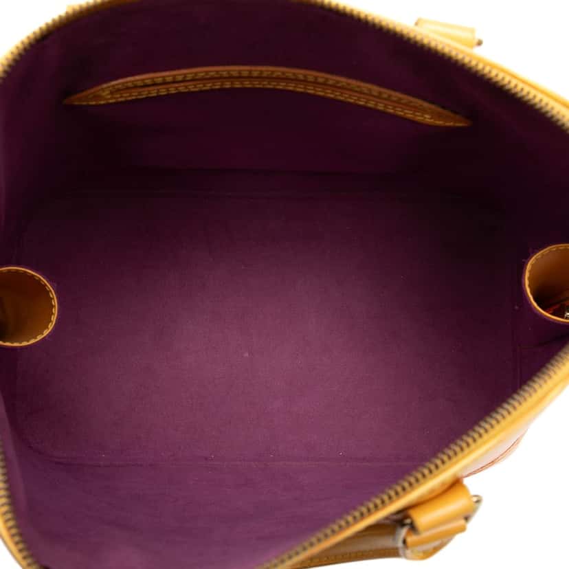 Louis Vuitton Epi Alma PM Yellow Leather Very good condition - Model View