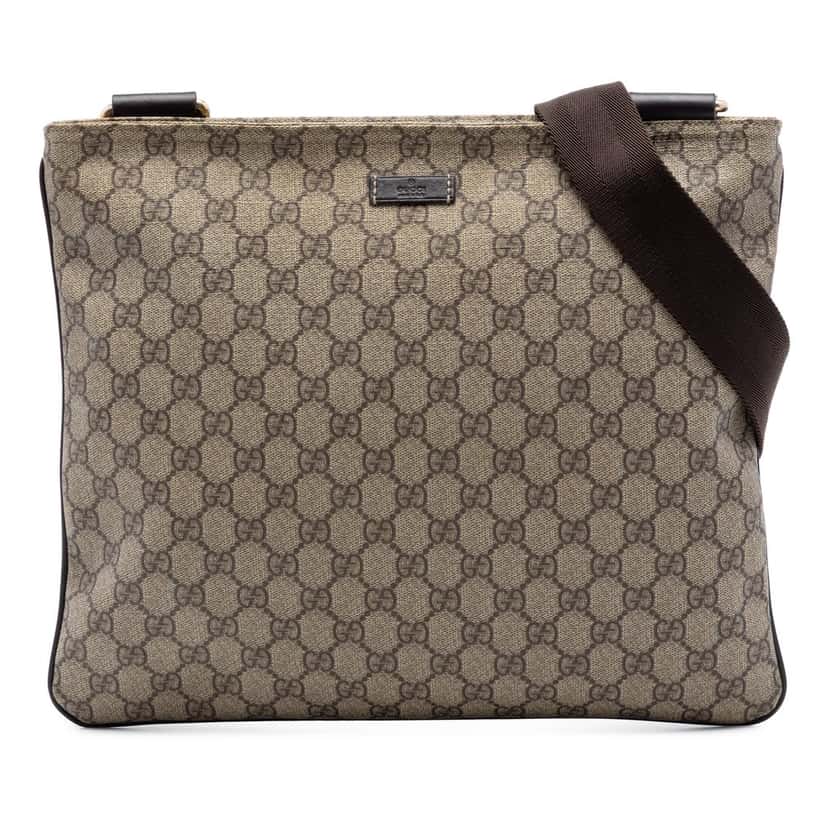 Gucci GG Supreme Crossbody Beige Very good condition - Front View