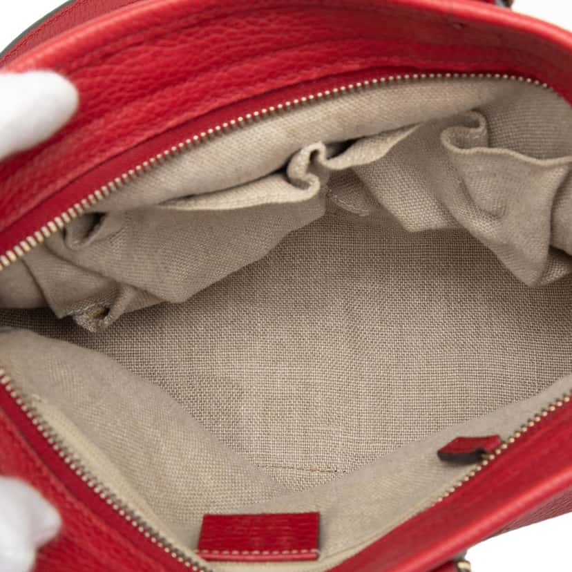 Gucci Small GG Canvas Bree Satchel Beige Very good condition - Model View