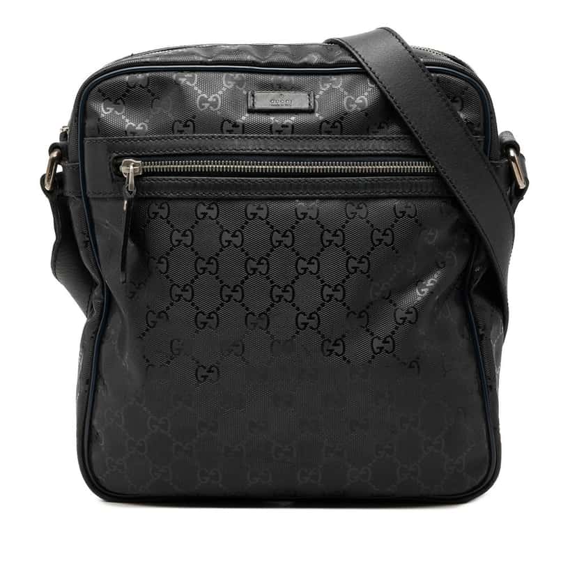 Gucci GG Imprime Crossbody Black Very good condition - Front View