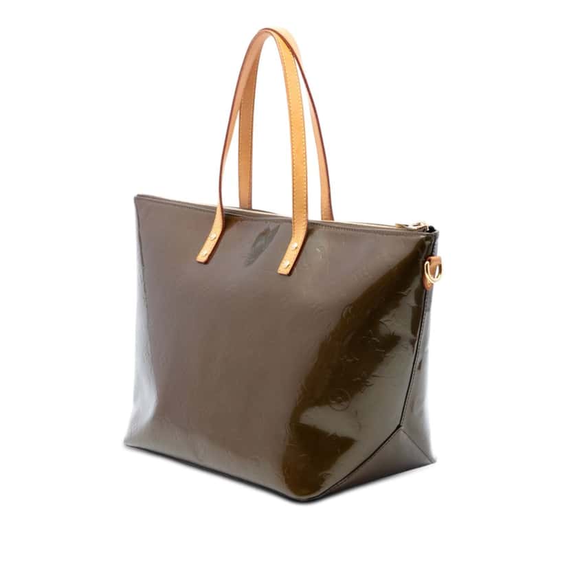 Louis Vuitton Monogram Vernis Bellevue GM Brown Leather Very good condition - Back View