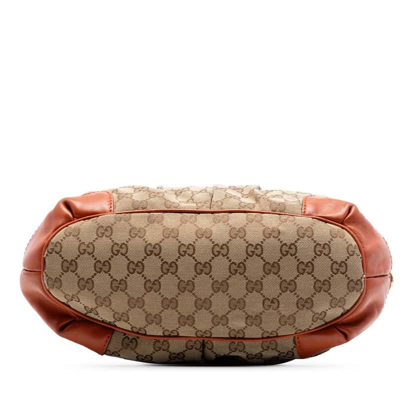Gucci GG Canvas Sukey Satchel Beige Very good condition - Inside View