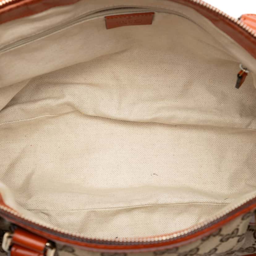 Gucci GG Canvas Sukey Satchel Beige Very good condition - Model View