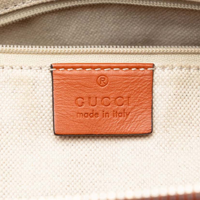 Gucci GG Canvas Sukey Satchel Beige Very good condition - Box View