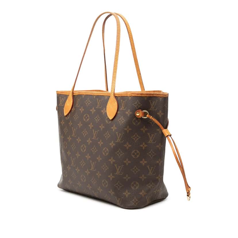 Louis Vuitton Monogram Neverfull MM Brown Very good condition - Back View