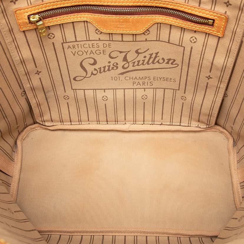 Louis Vuitton Monogram Neverfull MM Brown Very good condition - Model View