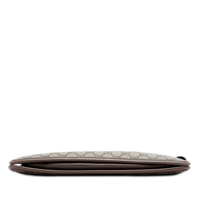 Gucci GG Supreme Web Ophidia Clutch Brown Very good condition - Inside View