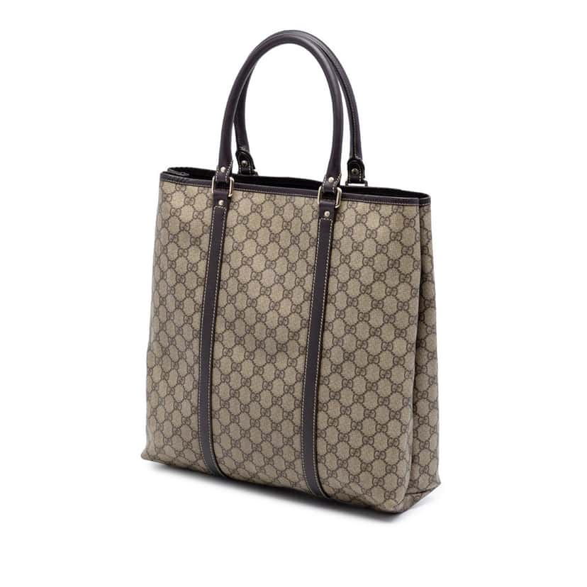 Gucci GG Supreme Joy Vertical Tote Beige Very good condition - Back View
