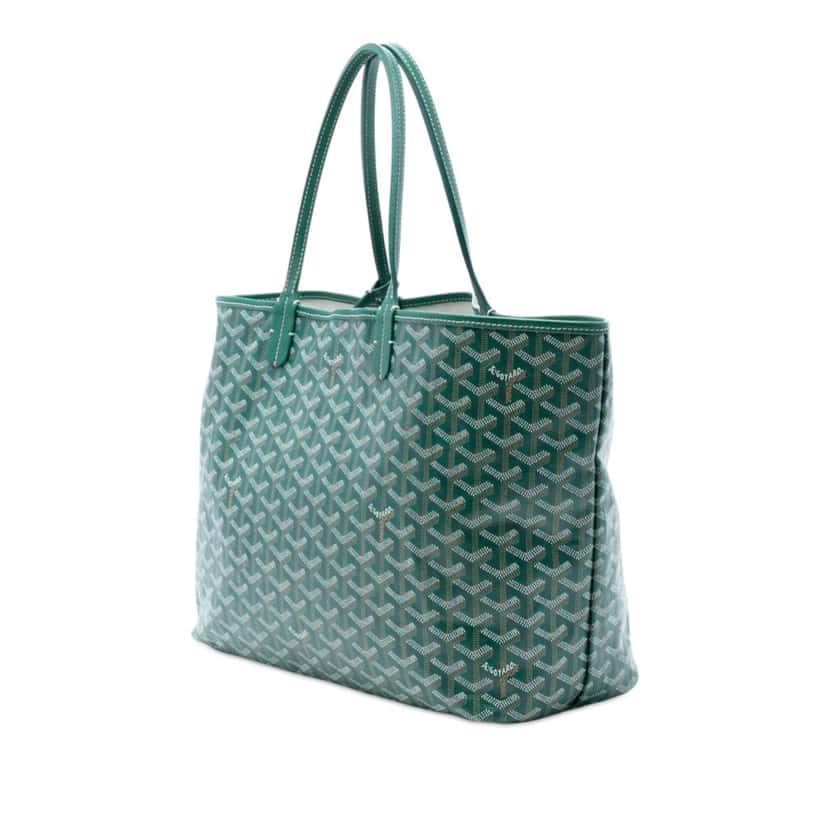 Goyard Goyardine Saint Louis PM Green Very good condition - Back View