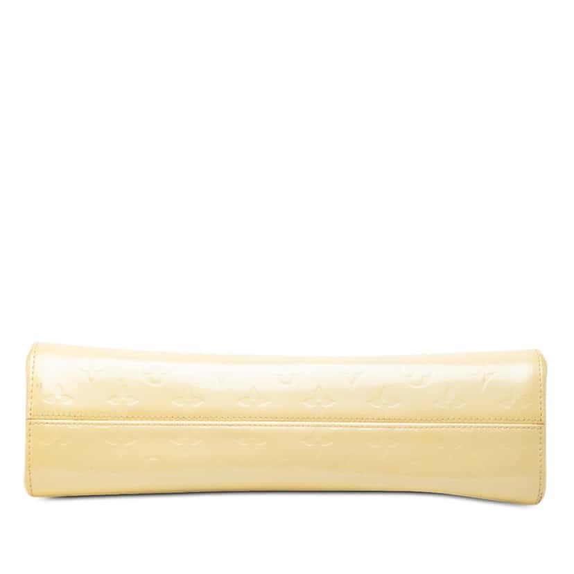 Louis Vuitton Monogram Vernis Roxbury Drive Yellow Leather Good condition - Inside View