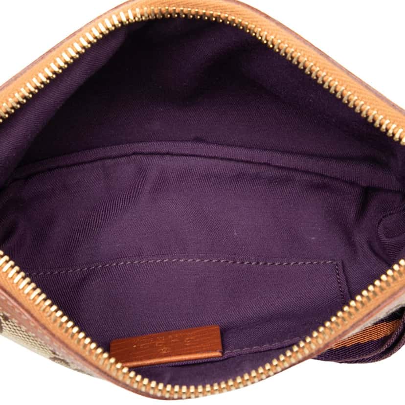 Gucci GG Canvas Jolicoeur Pochette Beige Very good condition - Model View
