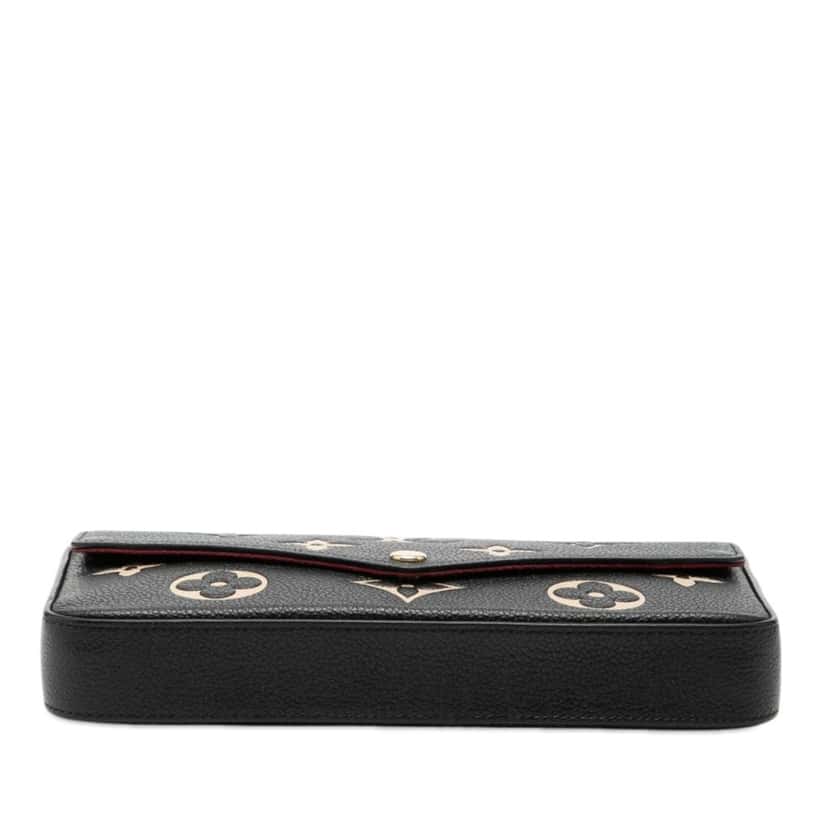 Louis Vuitton Bicolor Monogram Empreinte Pochette Felicie Black Leather Very good condition - Inside View