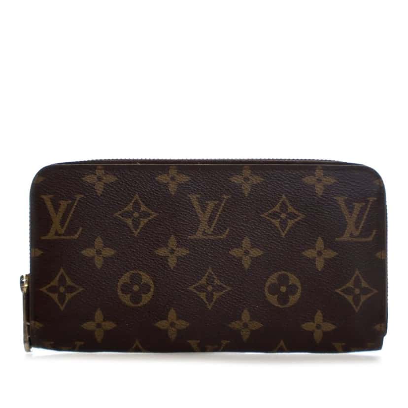 Louis Vuitton Monogram Zippy Long Wallet Brown Very good condition - Front View