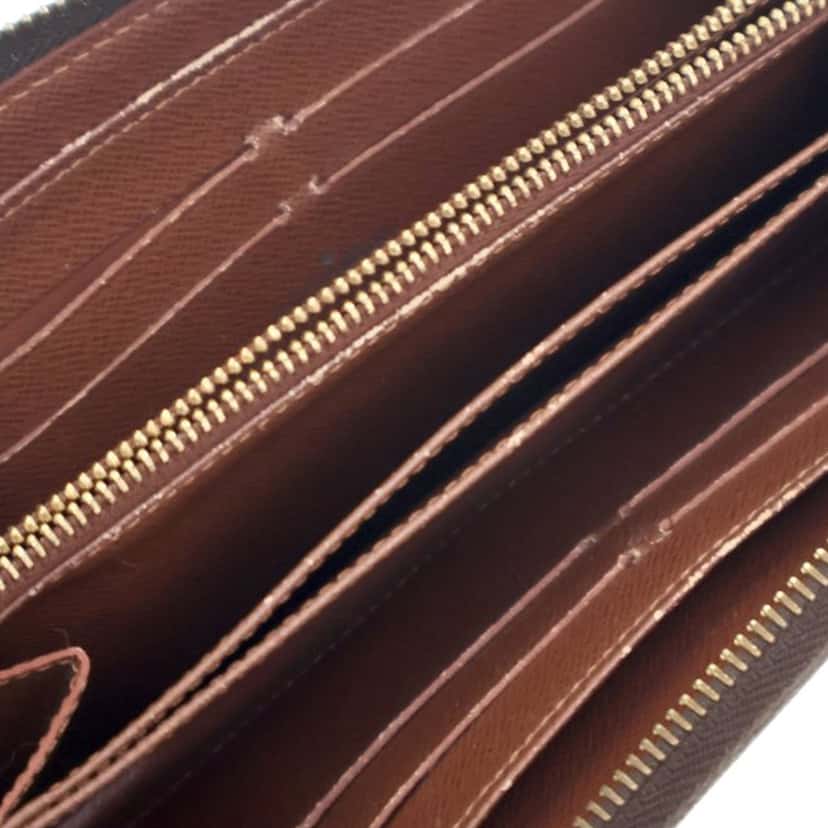 Louis Vuitton Monogram Zippy Long Wallet Brown Very good condition - Box View