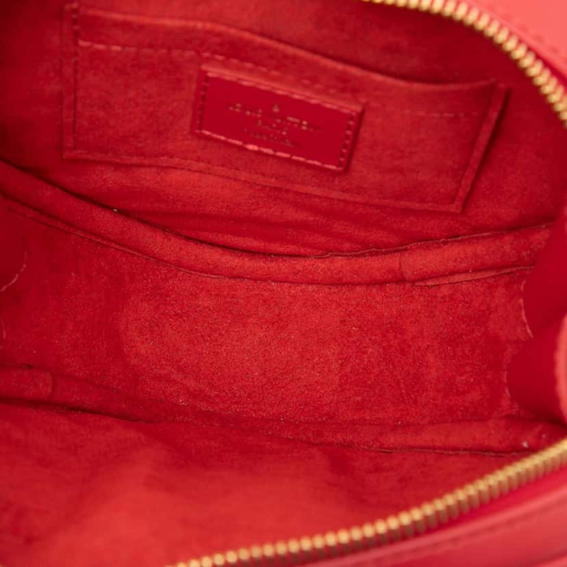 Louis Vuitton Calfskin Embellished New Wave Love Lock Crossbody Red Leather Very good condition - Model View