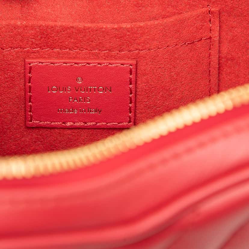 Louis Vuitton Calfskin Embellished New Wave Love Lock Crossbody Red Leather Very good condition - Box View