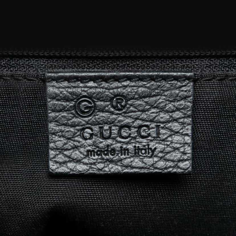 Gucci GG Denim Abbey D Ring Tote Black Very good condition - Box View