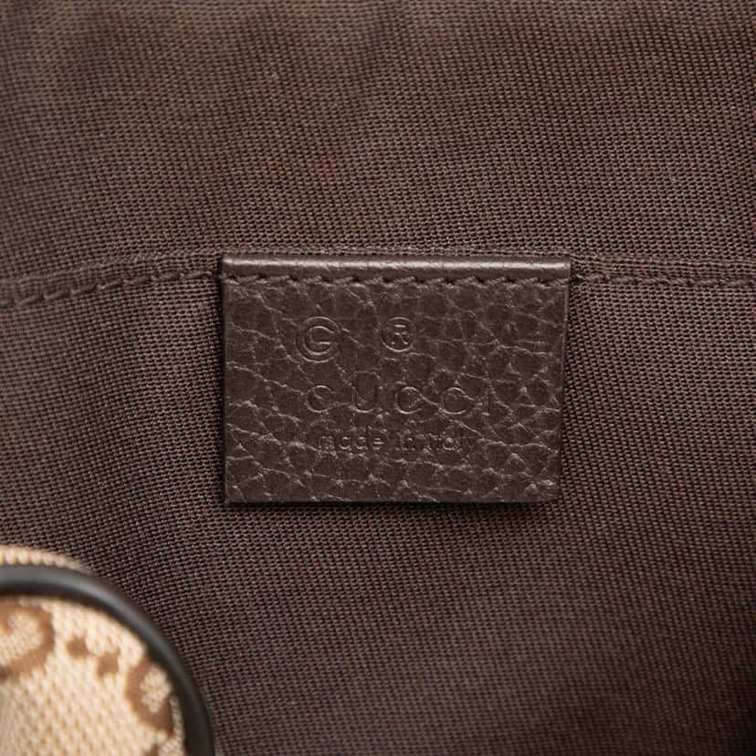 Gucci GG Canvas Belt Bag Beige Very good condition - Box View
