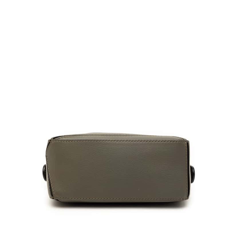 LOEWE Mini Calfskin Puzzle Satchel Brown Leather Very good condition - Inside View