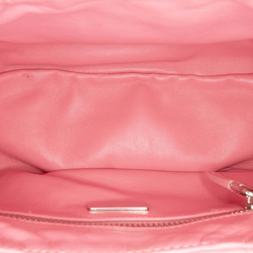 Prada Nappa Soft Padded Re Edition 2002 Moon Satchel Pink Leather Very good condition - Model View