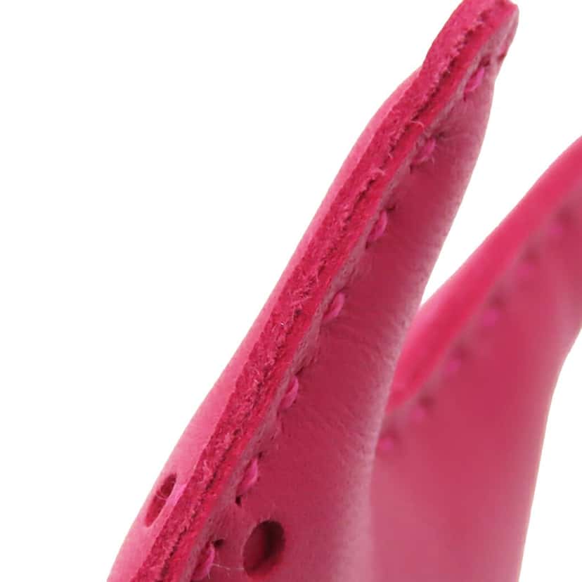 Hermès Milo Lambskin Grigri Rodeo Bag Charm PM Pink Leather Very good condition - Box View