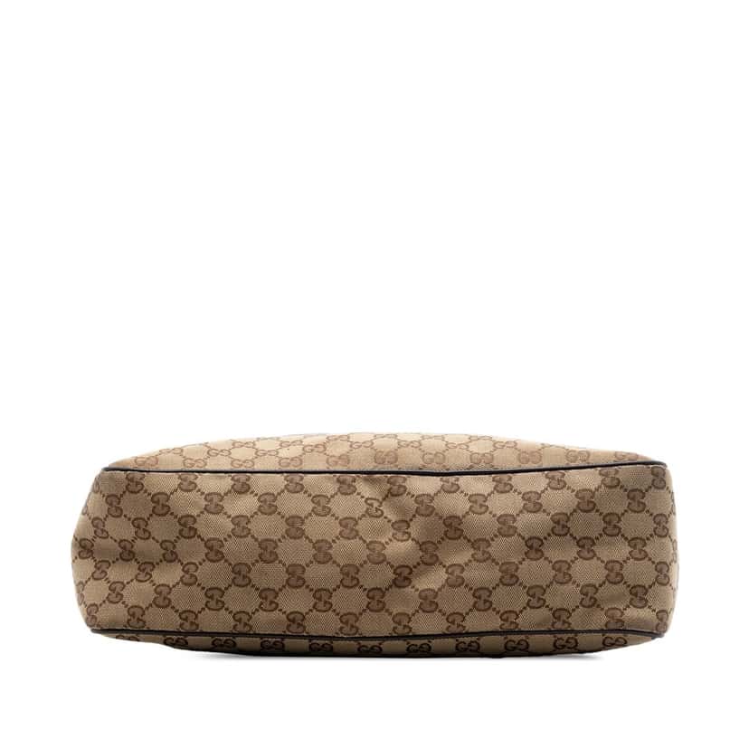 Gucci GG Canvas Web Flap Messenger Bag Beige Very good condition - Inside View