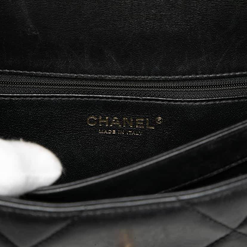 Chanel Quilted Lambskin Trendy CC Flap Black Leather Very good condition - Box View