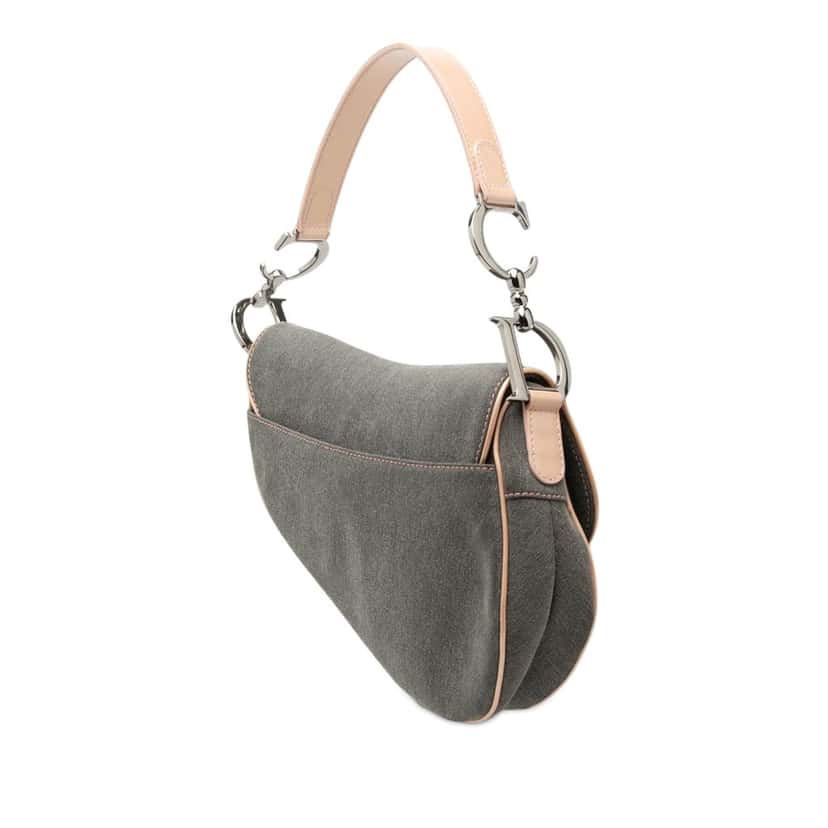 Dior Denim Jean Pocket Saddle Bag Other Very good condition - Back View