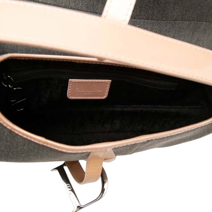 Dior Denim Jean Pocket Saddle Bag Other Very good condition - Model View