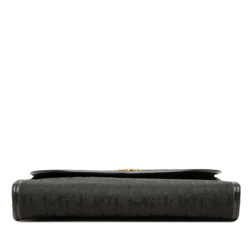 Dior Diorissimo Trotter Canvas Chain Crossbody Black Very good condition - Inside View