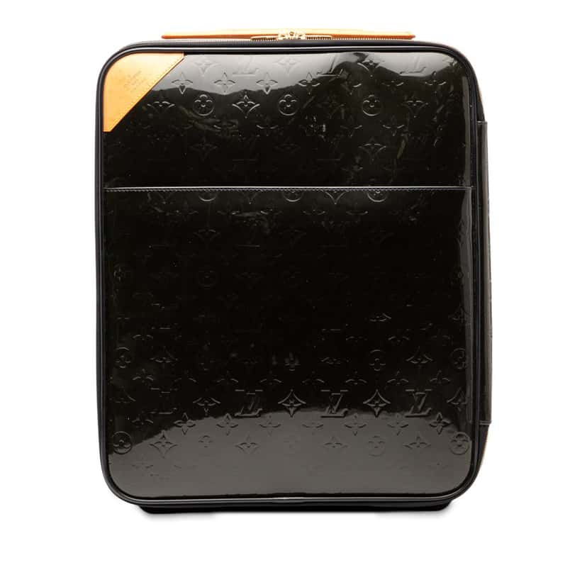 Louis Vuitton Monogram Vernis Pegase 45 Black Leather Very good condition - Front View