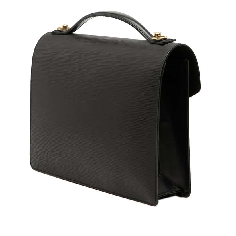 Louis Vuitton Epi Monceau 28 Black Leather Very good condition - Back View