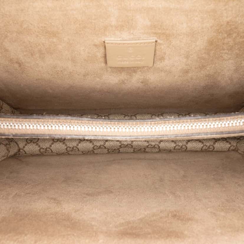 Gucci Medium GG Supreme Dionysus Shoulder Bag Beige Very good condition - Model View