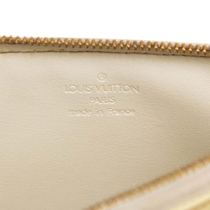Louis Vuitton Monogram Vernis Pochette Lexington Beige Leather Very good condition - Box View