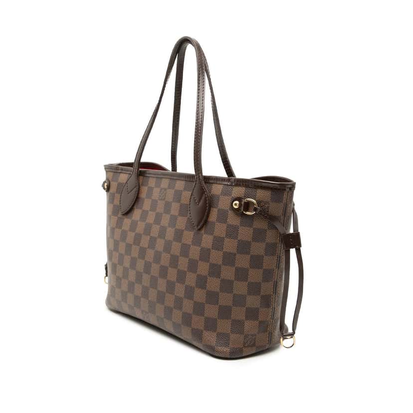 Louis Vuitton Damier Ebene Neverfull PM Brown Very good condition - Back View