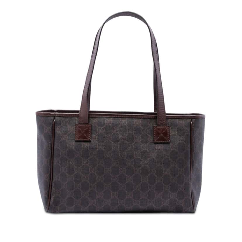 Gucci GG Supreme Tote Brown Very good condition - Front View