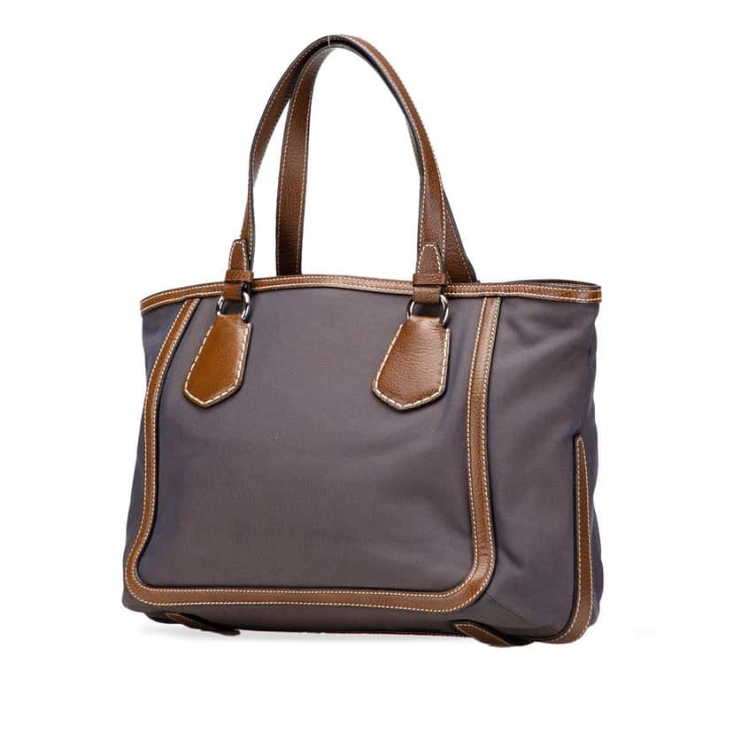 Celine Canvas Carriage Tote Brown Very good condition - Back View