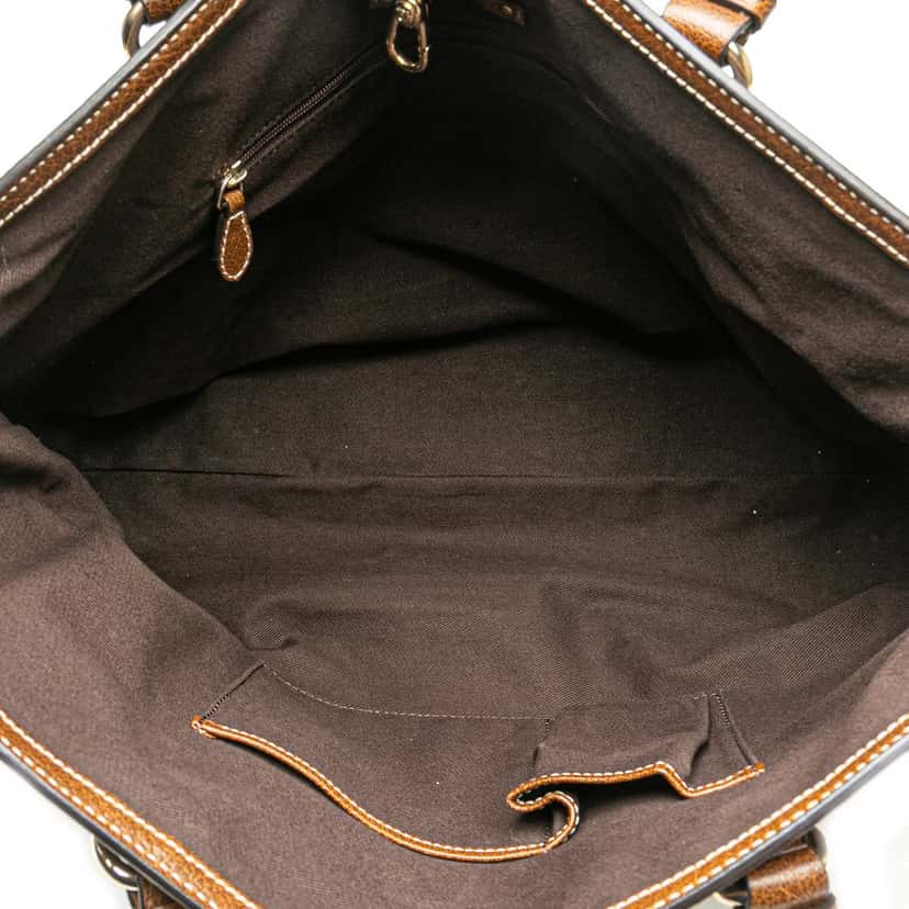 Celine Canvas Carriage Tote Brown Very good condition - Model View