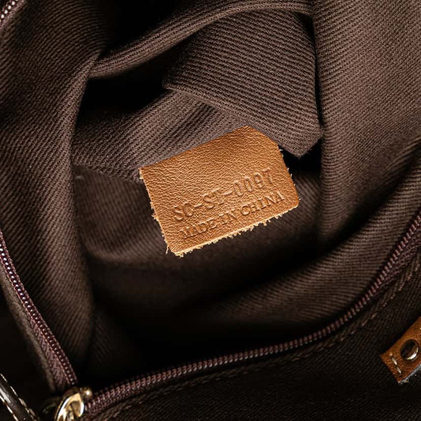 Celine Canvas Carriage Tote Brown Very good condition - Box View