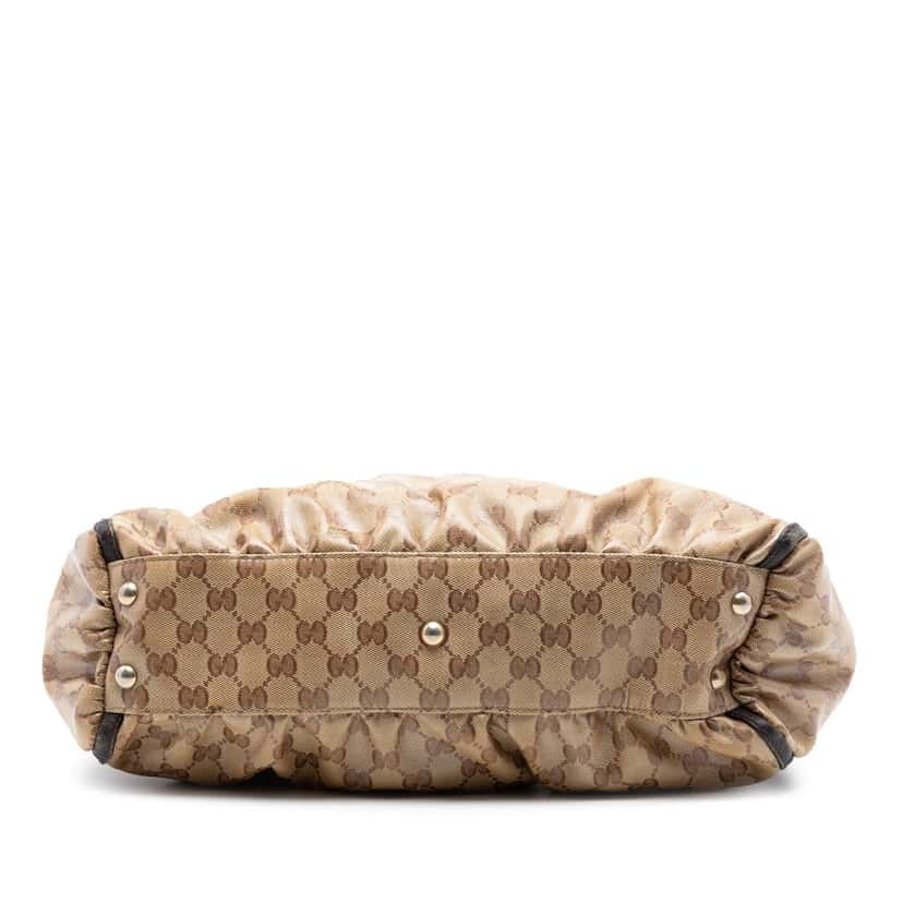 Gucci GG Crystal Abbey D Ring Tote Beige Good condition - Inside View