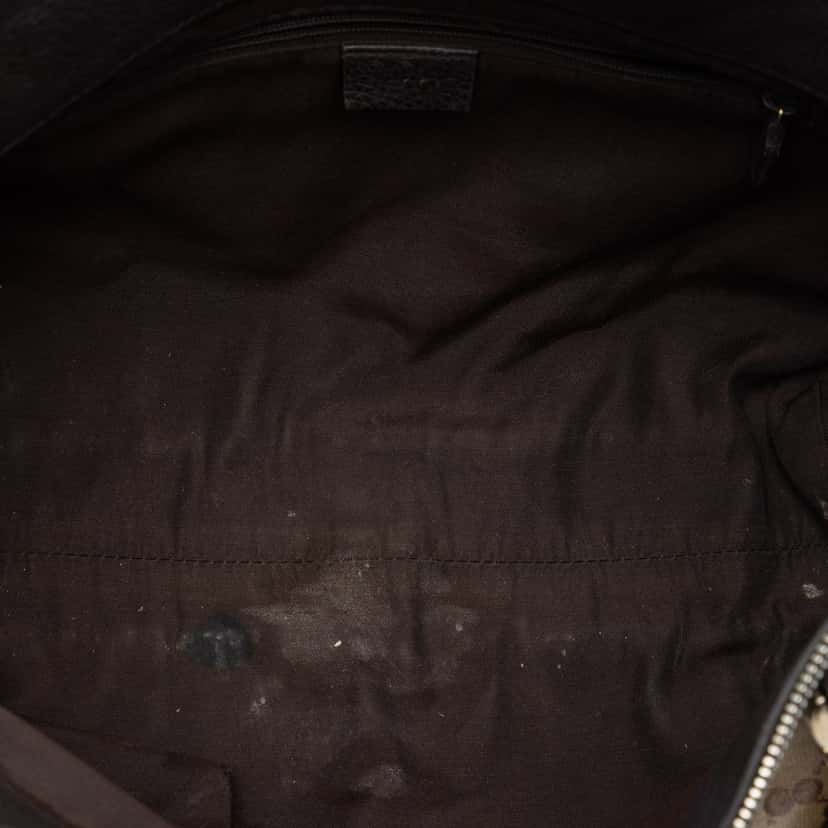 Gucci GG Crystal Abbey D Ring Tote Beige Good condition - Model View